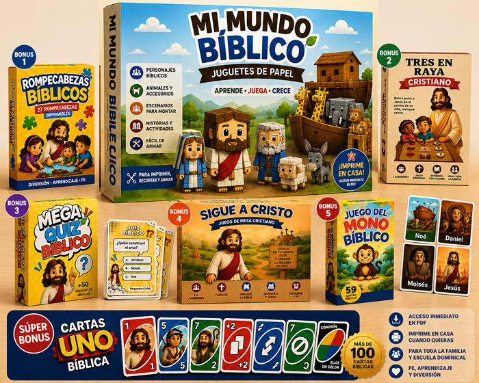 Mi Mundo Bíblico — oferta completa con todos los bonos